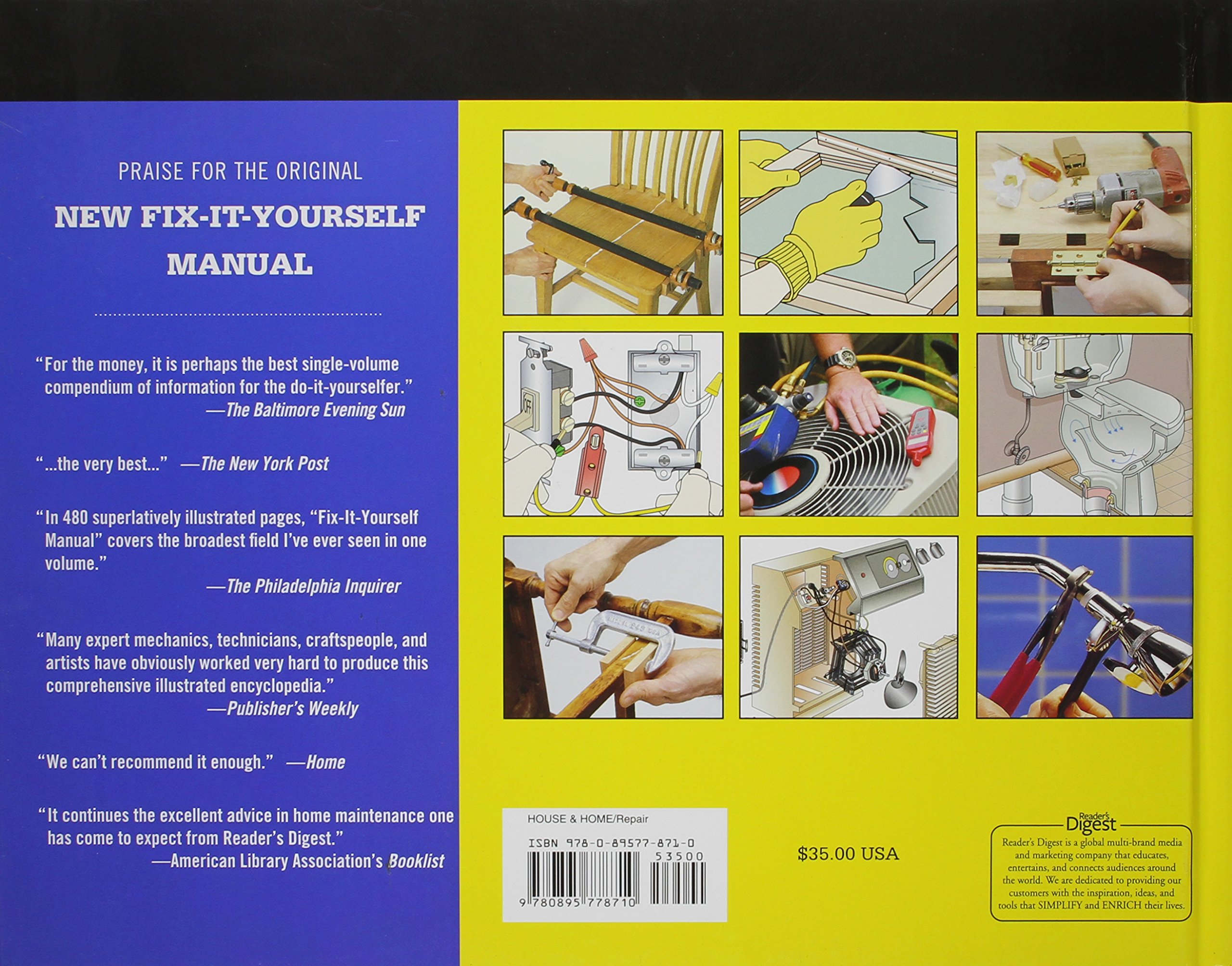New Fix-It-Yourself Manual: How to Repair, Clean, and Maintain Anything and Everything In and Around - jmtall